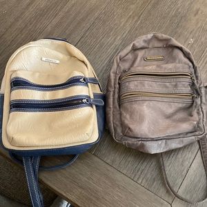 Lot of 2 Great condition Stone & Co backpack purses